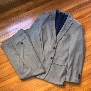 Boys light grey 2 piece suit